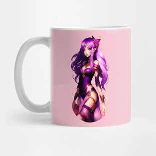 Purple elf girl style Mug